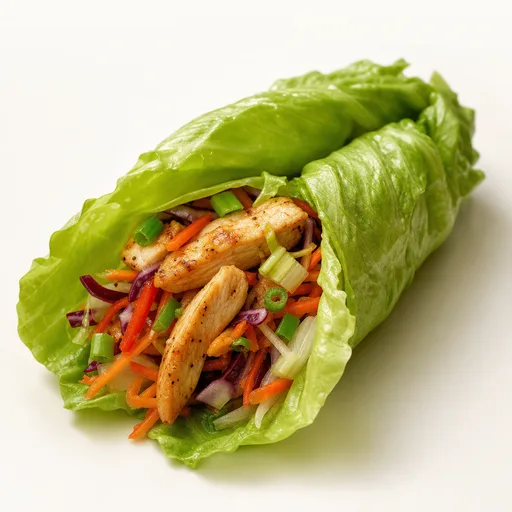 wrap en hojas de lechuga
