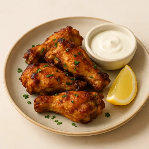 Asas de Frango Keto na Air Fryer