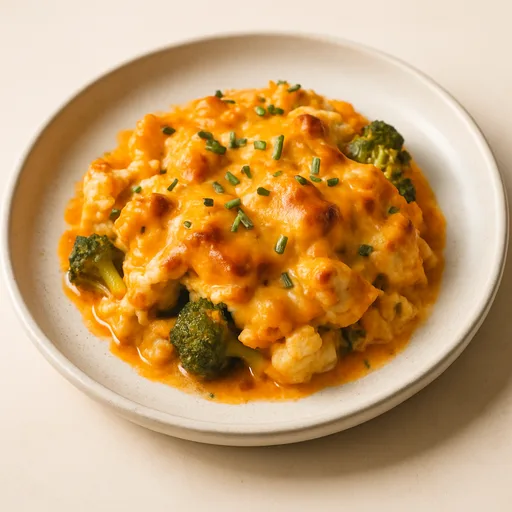 Caçarola de Frango Buffalo Keto