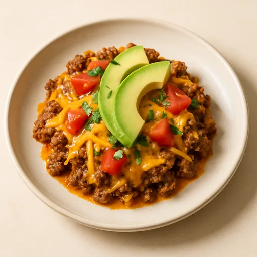 Caçarola de Taco Keto