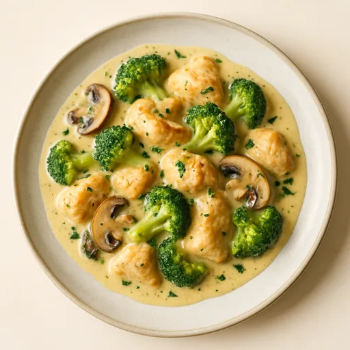 Casserole de Poulet Keto Crémeuse