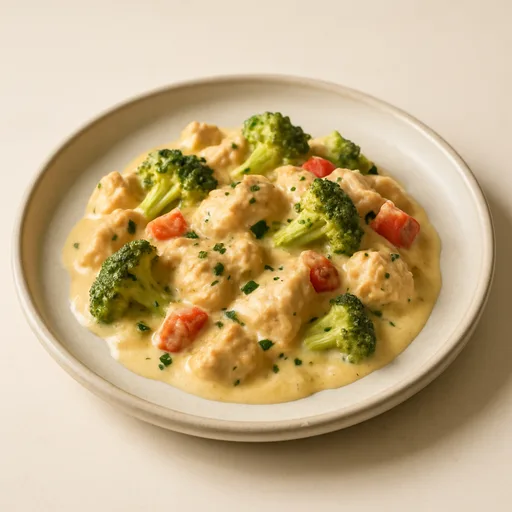 Cazuela Keto de Pollo Cremosa