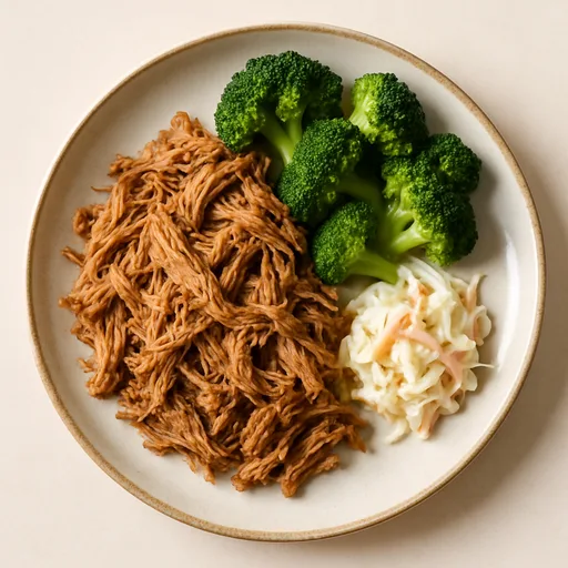 Cerdo Desmenuzado Keto en Olla de Cocción Lenta