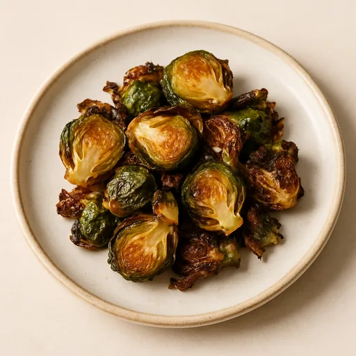 Couve de Bruxelas Crocante na Air Fryer