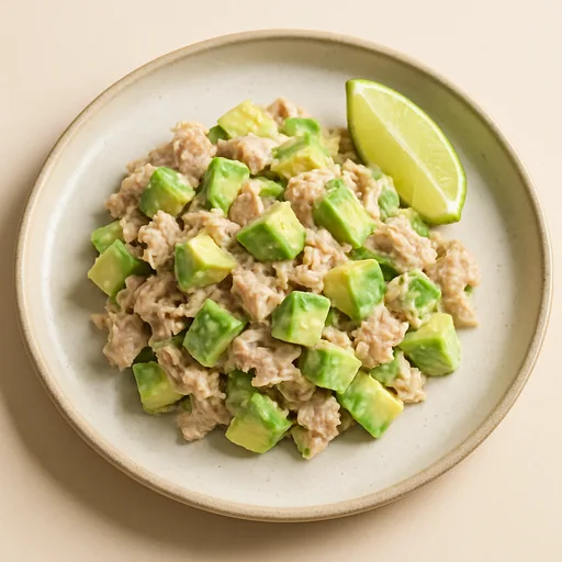 Ensalada de atún y aguacate