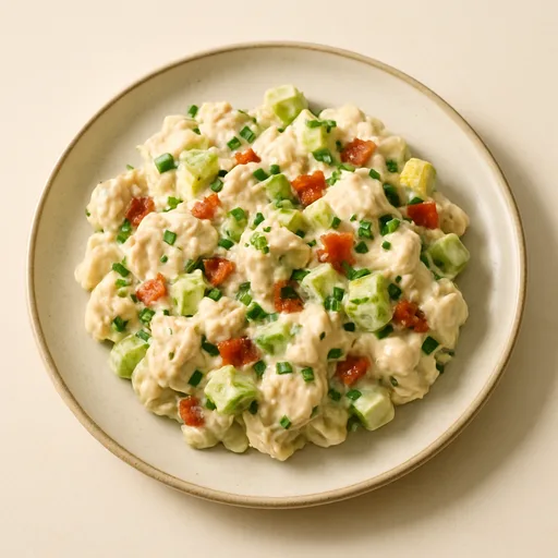 Ensalada de Pollo Keto Cremosa