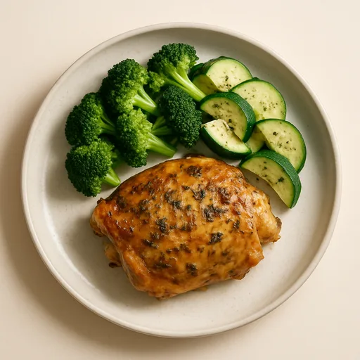 Frango Assado com Ervas Low Carb
