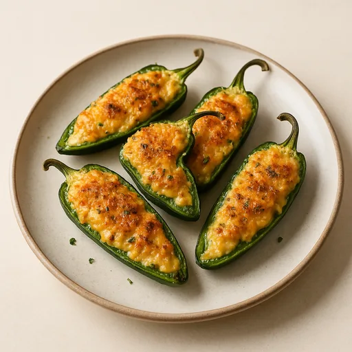 Jalapeño Poppers Keto en Freidora de Aire