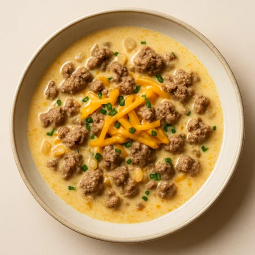Keto Cheeseburger Soup