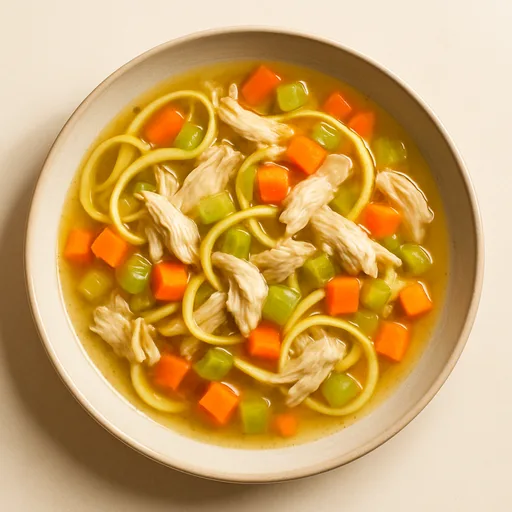 Keto Chicken Noodle Soup
