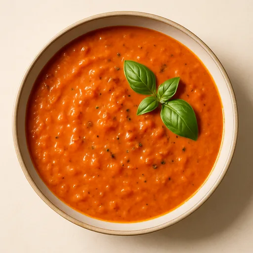 Keto Creamy Tomato Basil Soup