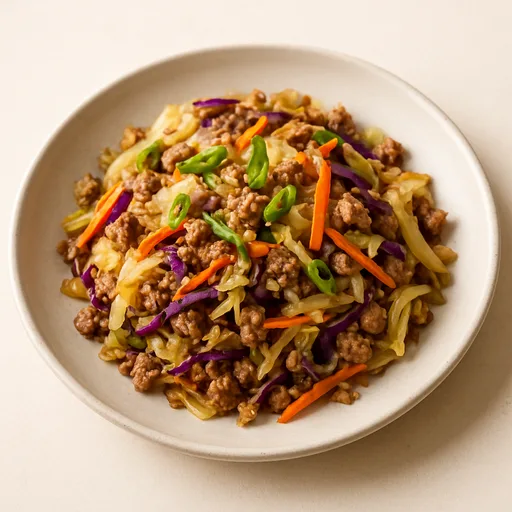 Keto Egg Roll en un Tazón