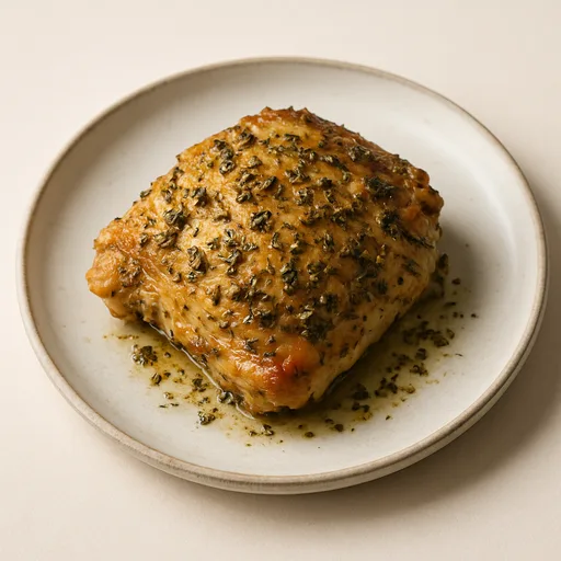 Keto Garlic Herb Chicken Thighs