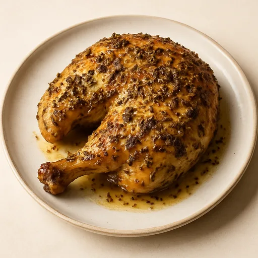 Keto Garlic Herb Roasted Chicken