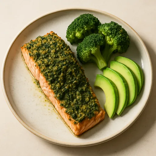 Keto Gebakken Zalm met Kruidenkorst