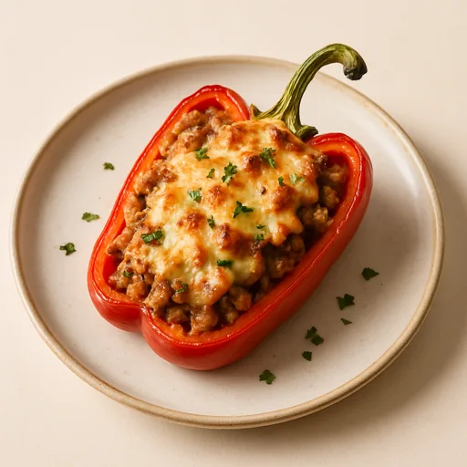 Keto Gevulde Paprika's