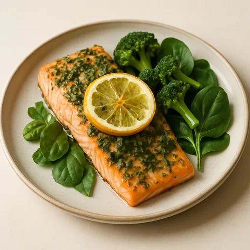 Keto Ovnsbakt Laks med Urter og Sitron