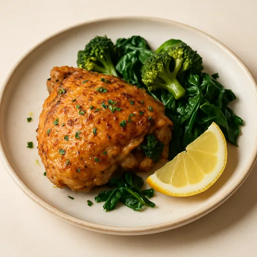 Muslos de Pollo Keto al Horno