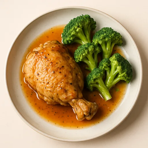 Muslos de Pollo Keto en Olla de Cocción Lenta