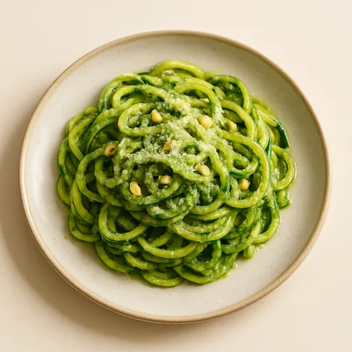Nouilles de Courgettes Keto au Pesto
