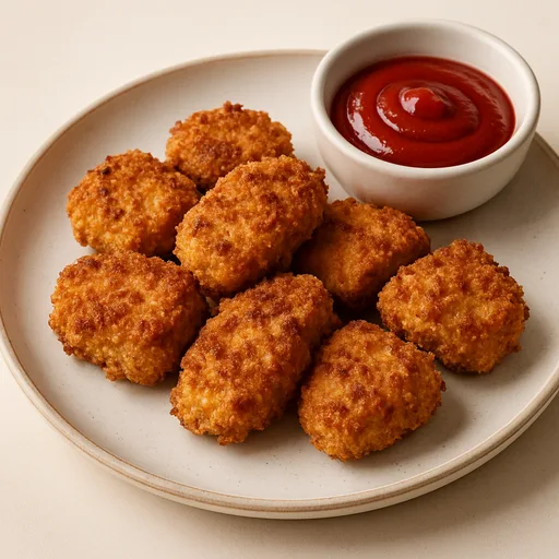 Nuggets de Pollo Keto en Freidora de Aire