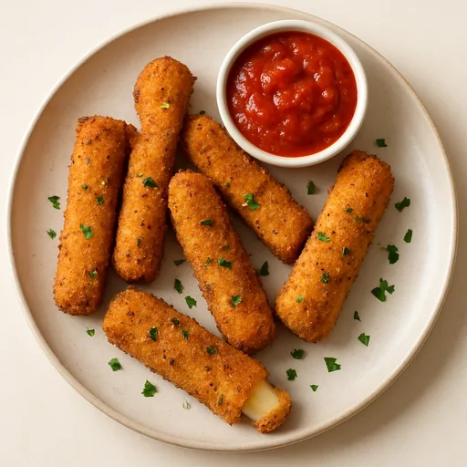 Palitos de Mozzarella Keto en Freidora de Aire