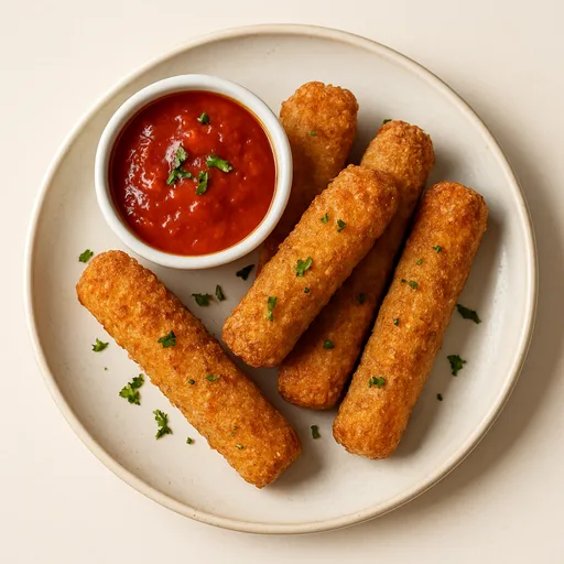 Palitos de Muçarela Keto na Air Fryer
