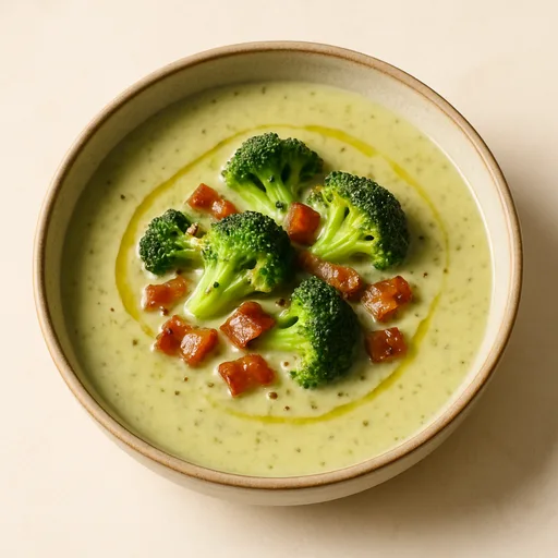 Sopa Creme de Brócolis Keto