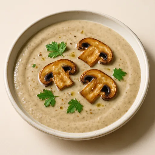 Sopa Creme de Cogumelos Keto