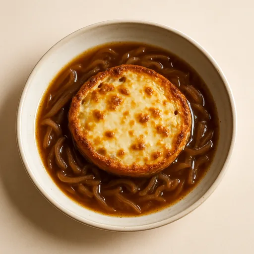 Sopa de Cebolla Francesa Keto