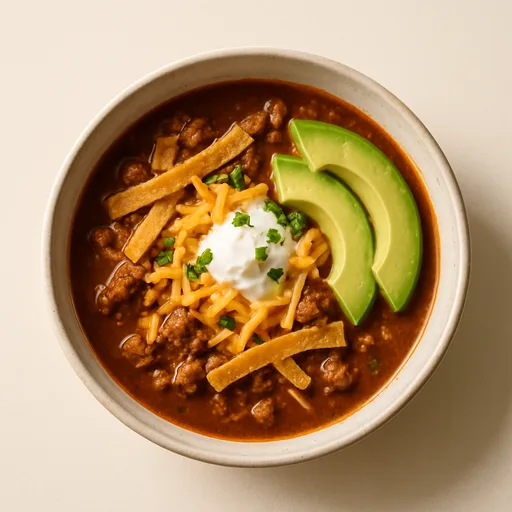 Sopa de Taco Keto