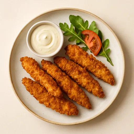 Tiras de Frango Keto Crocantes
